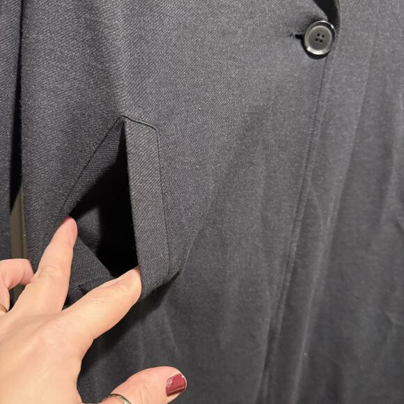 Cabi Pacific Blue Harbor Jacket Navy Blue Single Button Size Medium - Picture 2 of 6